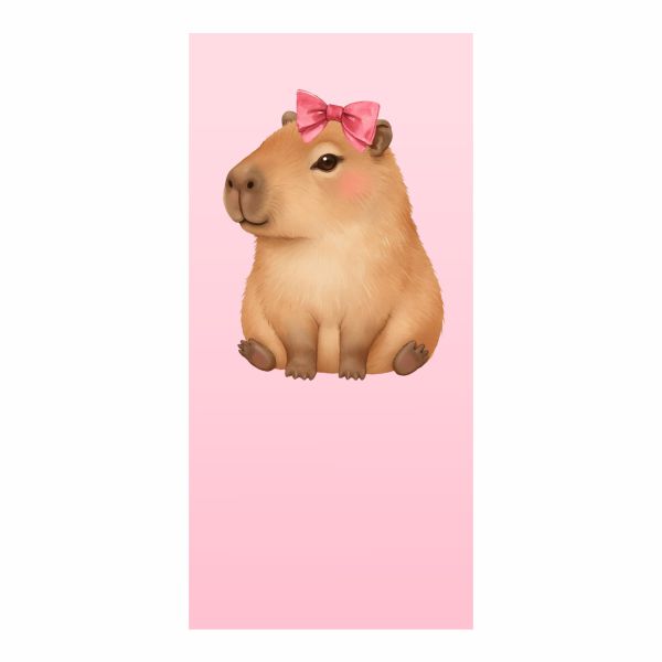 Painel 2x1m Capivara Menina 